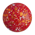 Cabochon par Puca® - Opaque Coral Red Tweedy 25 mm, 1 styck Les perles par Puca® - Paris