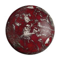 Cabochon par Puca® - Opaque Coral Red New Picasso 25 mm, 1 styck Les perles par Puca® - Paris