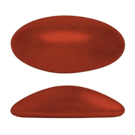 Athos® par Puca® - Red Metallic Matt 20x10mm, 1 styck Les perles par Puca® - Paris