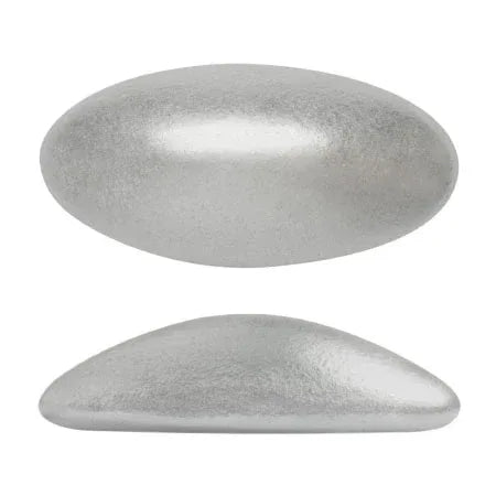 Athos® par Puca® - Silver Aluminium Matte 20x10mm, 1 styck Les perles par Puca® - Paris