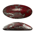Athos® par Puca® - Opaque Coral Red New Picasso 20x10mm, 1 styck Les perles par Puca® - Paris