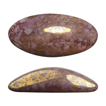 Athos® par Puca® - Opaque Amethyst Bronze 20x10mm, 1 styck Les perles par Puca® - Paris