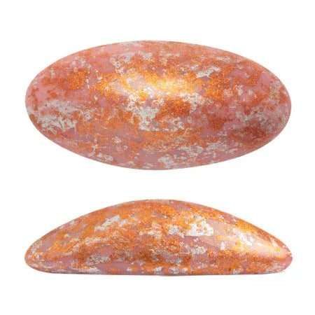 Athos® par Puca® - Rose Tweedy 20x10mm, 1 styck Les perles par Puca® - Paris