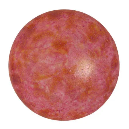 Cabochon par Puca® - Opaque Rose Spotted 25 mm, 1 styck Les perles par Puca® - Paris