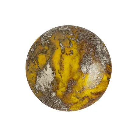Cabochon par Puca® - Opaque Jonquil New Picasso 18 mm, 1 styck Les perles par Puca® - Paris