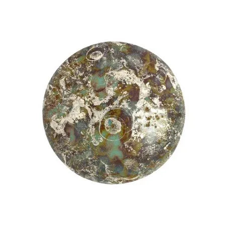 Cabochon par Puca® - Opaque Aqua New Picasso 18 mm, 1 styck Les perles par Puca® - Paris