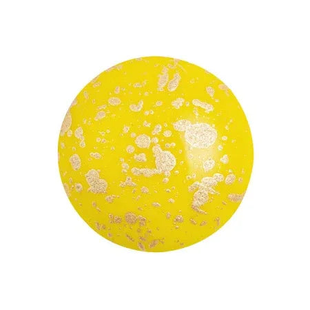 Cabochon par Puca® - Opaque Jonquil Splash 18 mm, 1 styck Les perles par Puca® - Paris