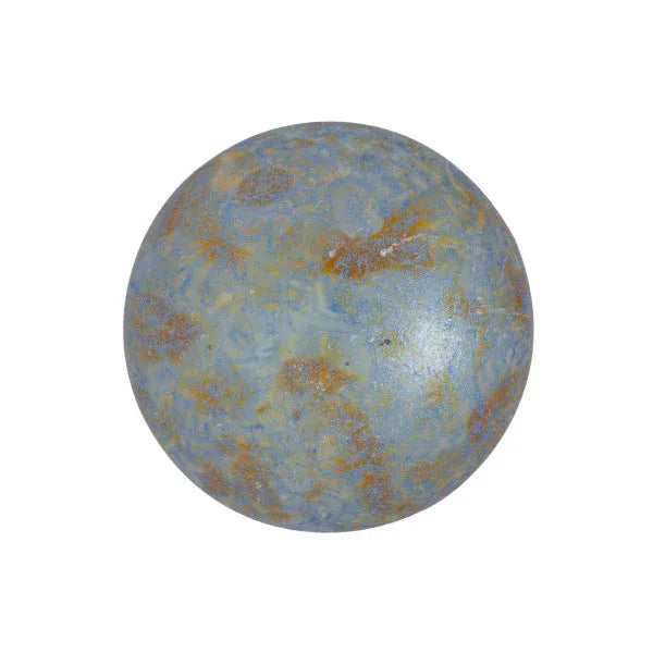 Cabochon par Puca® - Opaque Blue/Green Spotted 18 mm, 1 styck Les perles par Puca® - Paris