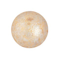 Cabochon par Puca® - Opaque Ivory Spotted 18 mm, 1 styck Les perles par Puca® - Paris