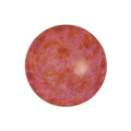 Cabochon par Puca® - Opaque Rose Spotted 18 mm, 1 styck Les perles par Puca® - Paris