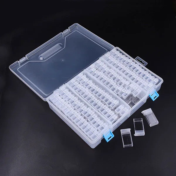 Förvaring Pärlor - Låda med 112 mindre askar, 1 förpackning Hilmas Pyssel