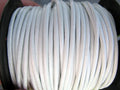 Läderband 2 mm - Vit, 1 m Hilmas Pyssel
