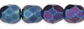 Tjeckiska Firepolish - Blue Iris 4 mm, 50-pack Hilmas Pyssel