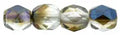Tjeckiska Firepolish - Crystal Blue Iris 4 mm, 50-pack Hilmas Pyssel