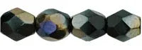 Tjeckiska Firepolish - Twilight Jet 4 mm, 50-pack Hilmas Pyssel
