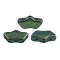 Delos® par Puca® - Metallic Matte Green Turquoise, 10 gram Les perles par Puca® - Paris