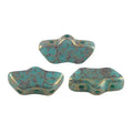 Delos® par Puca® - Opaque Green Turquoise Bronze, 10 gram Les perles par Puca® - Paris