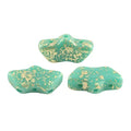 Delos® par Puca® - Opaque Green Turquoise Splash, 10 gram Les perles par Puca® - Paris