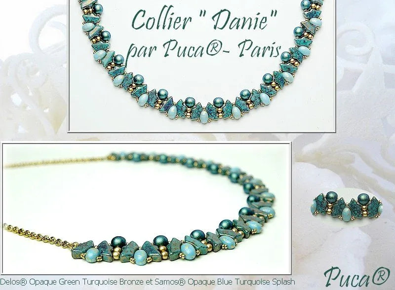 Mönster halsband - Danie Les perles par Puca® - Paris