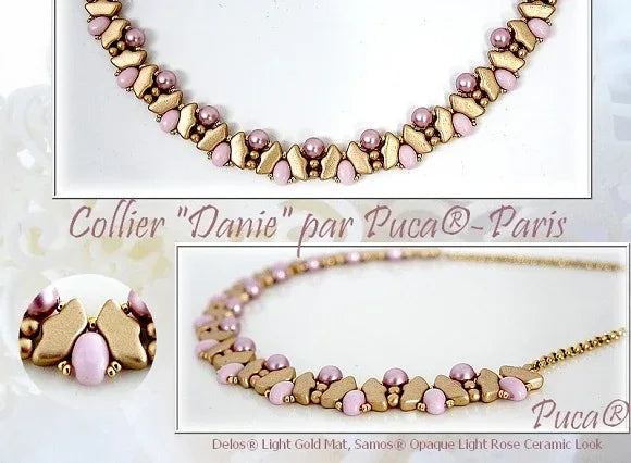 Mönster halsband - Danie Les perles par Puca® - Paris