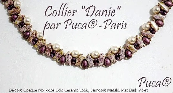 Mönster halsband - Danie Les perles par Puca® - Paris