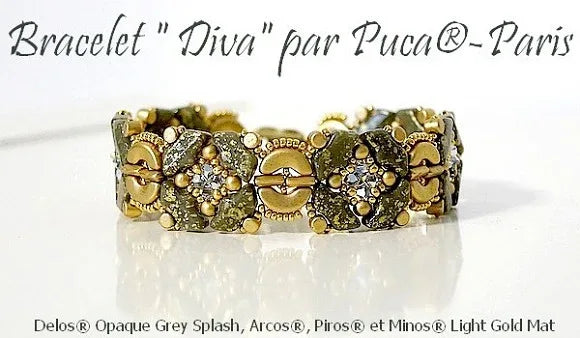 Mönster Armband - Diva Les perles par Puca® - Paris