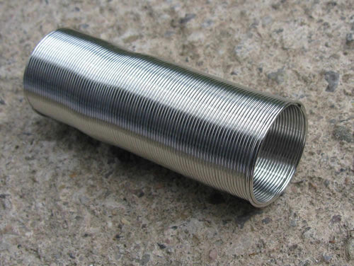 Memorywire Ring - Silverfärgad 0,6 mm, 300-500 Varv Grekisk Metall