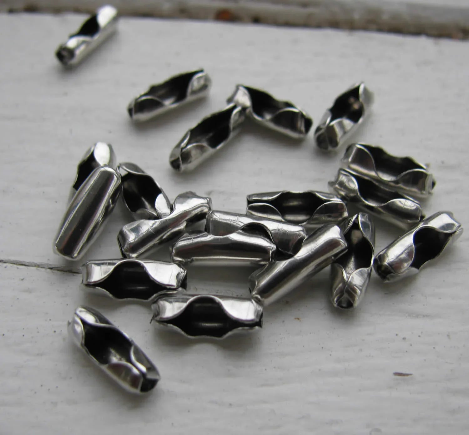 Lås till Kulkedja - Silverfärgad 3 mm, 20-pack Grekisk Metall