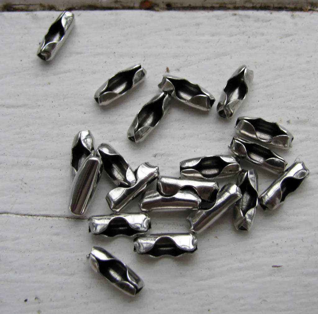Lås till Kulkedja - Silverfärgad 3 mm, 20-pack Grekisk Metall