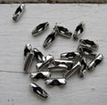 Lås till Kulkedja - Silverfärgad 3 mm, 20-pack Grekisk Metall
