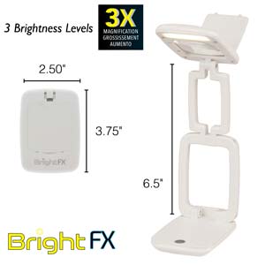 Bright FX - COB LED Lampa med Förstoringsglas Hilmas Pyssel