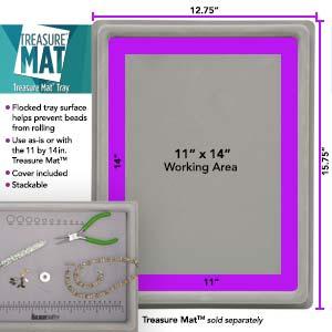 Treasure Mat Tray - Mått 36 x 28cm 1 styck Beadsmith