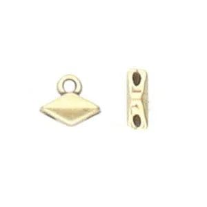 Cymbal Element - Komia Antique Brass Plated 2-pack Beadsmith