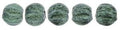 Tjeckiska Melon Round - Metallic Suede LT Green 3mm 50-pack Hilmas Pyssel