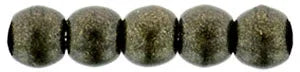 Tjeckiska Druk (Runda) - Metallic Suede DK Green 2mm, 50-pack Hilmas Pyssel