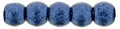 Tjeckiska Druk (Runda) - Metallic Suede Blue 2mm, 50-pack Hilmas Pyssel