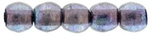 Tjeckiska Druk (Runda) - Luster Transparent Amethyst 2mm, 50-pack Hilmas Pyssel