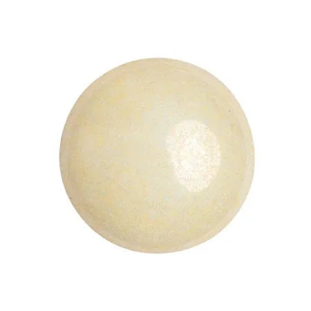 Cabochon par Puca® - Opaque Ivory Ceramic Look 18 mm, 1 styck Les perles par Puca® - Paris
