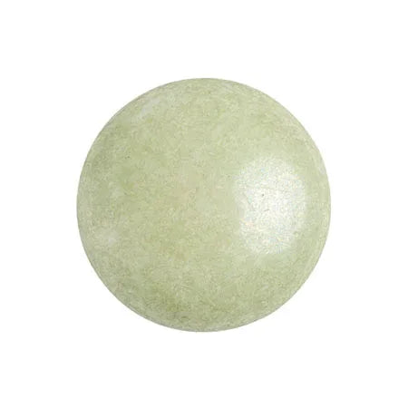 Cabochon par Puca® - Opaque Light Green Ceramic Look 18 mm, 1 styck Les perles par Puca® - Paris