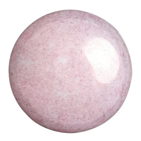 Cabochon par Puca® - Opaque Light Rose Ceramic Look 25 mm, 1 styck Les perles par Puca® - Paris
