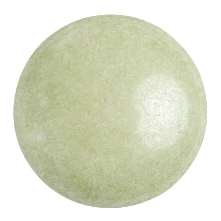 Cabochon par Puca® - Opaque Light Green Ceramic Look 25 mm, 1 styck Les perles par Puca® - Paris