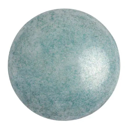 Cabochon par Puca® - Opaque Blue Ceramic Look 25 mm, 1 styck Les perles par Puca® - Paris