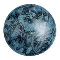 Cabochon par Puca® - Metallic Mat Blue Spotted 25 mm, 1 styck Les perles par Puca® - Paris
