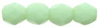 Tjeckiska Firepolish - Opaque Pale Turquoise, 4 mm, 50-pack Hilmas Pyssel