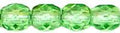 Tjeckiska Firepolish - Light Green, 4 mm, 50-pack Hilmas Pyssel