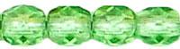 Tjeckiska Firepolish - Light Green, 4 mm, 50-pack Hilmas Pyssel
