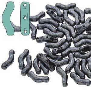 Bridge - Black Hematite 3x12mm 20 gram Hilmas Pyssel