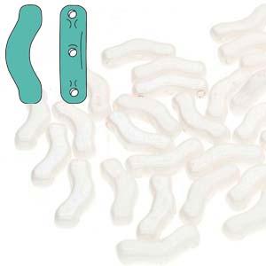 Bridge - White Opaque Shimmer 3x12mm 20 gram Hilmas Pyssel