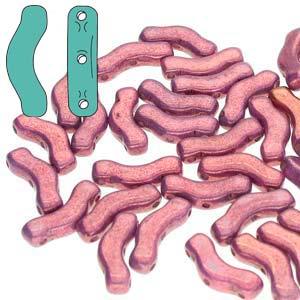 Bridge - White Opaque Lila Vega Luster 3x12mm 20 gram Hilmas Pyssel