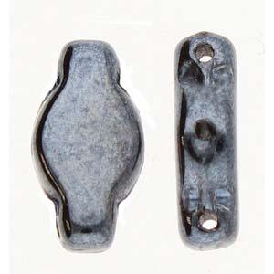 Navette - Jet Hematite 6x12mm 10gram Hilmas Pyssel